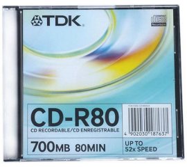 TDK CD-R80SCA-L CD vergine CD-R 700 MB 10 pz