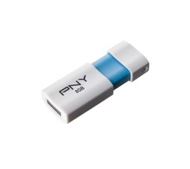 PNY 8GB Wave Attaché 2.0 unità flash USB USB tipo A Blu, Bianco