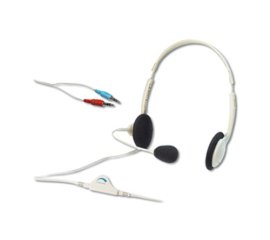 Digitus Stereo Headset Auricolare Cablato Bianco