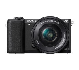 Sony Alpha 5100L, fotocamera mirrorless con obiettivo 16-50 mm, attacco E, sensore APS-C, 24.3 MP