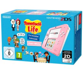 Nintendo 2DS + Tomodachi Life console da gioco portatile 8,97 cm (3.53") Touch screen Wi-Fi Rosa, Bianco