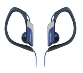 Panasonic RP-HS34E Cuffie Cablato A clip, In-ear Sport Nero, Blu