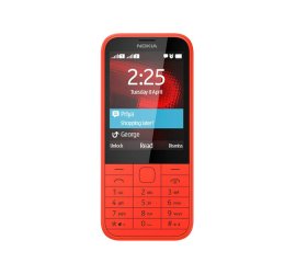 Nokia 225 Dual Sim 7,11 cm (2.8") 100,6 g Rosso Telefono cellulare basico