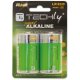 Techly Blister 2 Batterie High Power Alcaline Torcia D LR20 1,5V (IBT-KAL-LR20T) 2