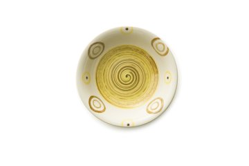 BRANDANI 56823 piatto piano Rotondo Ceramica Giallo