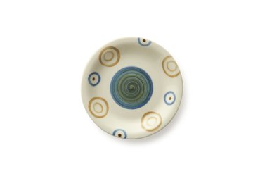 BRANDANI 56831 piatto piano Rotondo Ceramica Turchese