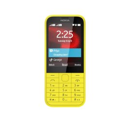 Nokia 225 Dual SIM 7,11 cm (2.8") 100,6 g Giallo Telefono cellulare basico
