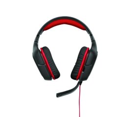 Logitech G G230 Stereo Gaming Headset Auricolare Cablato A Padiglione Giocare Nero, Rosso