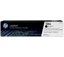 HP Confezione da 2 cartucce originali di Toner nero LaserJet 126A