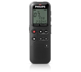 Philips DVT1100 dittafono Memoria interna Nero