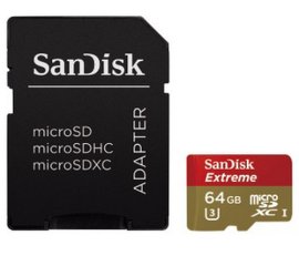 SanDisk 64GB microSDXC UHS Classe 3