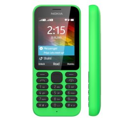 Microsoft 215 Dual SIM 6,1 cm (2.4") 78,6 g Verde Telefono cellulare basico
