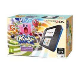 Nintendo 2DS + Kirby Triple Deluxe console da gioco portatile 8,97 cm (3.53") Touch screen Wi-Fi Nero, Blu