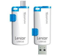Lexar 16GB JumpDrive M20 unità flash USB USB Type-A / Micro-USB 3.2 Gen 1 (3.1 Gen 1) Blu, Bianco