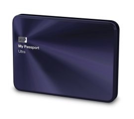 Western Digital My Passport Ultra Metal Edition, 1TB disco rigido esterno Nero, Blu