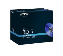 TDK 5 x BD-R 25GB 5 pz