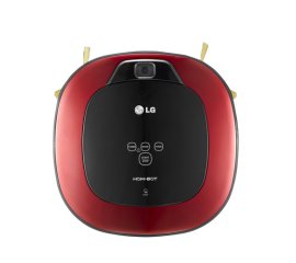 LG VR64607LV aspirapolvere robot 0,6 L Nero, Rosso