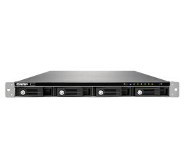 QNAP TS-453U-RP server NAS e di archiviazione Rack (1U) Collegamento ethernet LAN Nero