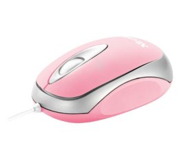 Trust Mini Travel - Pink mouse USB tipo A Ottico
