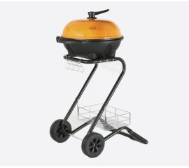 RGV GRILL Barbecue Carrello Elettrico Nero, Arancione 1500 W