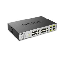 D-Link DES-1018MP switch di rete Non gestito Fast Ethernet (10/100) Supporto Power over Ethernet (PoE) Nero
