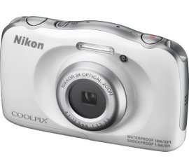Nikon COOLPIX S33 1/3.1" Fotocamera compatta 13,2 MP CMOS 4160 x 3120 Pixel Bianco