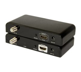 Techly IDATA HDMI-COAX moltiplicatore AV Trasmettitore e ricevitore AV