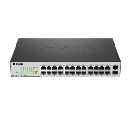 D-Link DGS-1100-26 switch di rete L2 Gigabit Ethernet (10/100/1000) Nero, Grigio