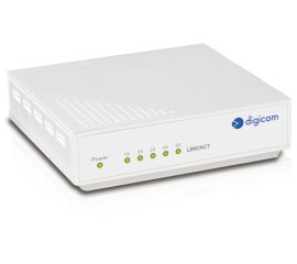 Digicom SWF05C-L01 Non gestito Fast Ethernet (10/100) Bianco