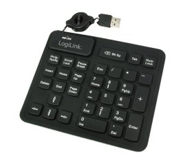 LogiLink ID0059 tastiera USB Numerico Nero