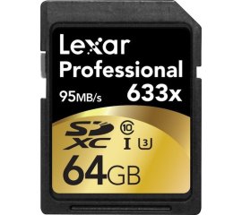 Lexar LSD64GCBEU633 memoria flash 64 GB SDXC UHS Classe 10
