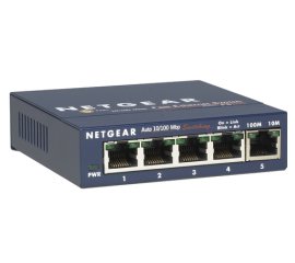 NETGEAR FS105-300PES switch di rete Non gestito L2 Fast Ethernet (10/100) Blu