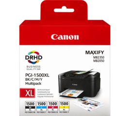 Canon Cartucce d'inchiostro a resa elevata Multipack BK/C/M/Y PGI-1500XL