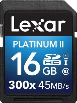 Lexar 16GB Platinum II SDHC UHS-I 16GB SDHC Classe
