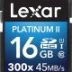 Lexar 16GB Platinum II SDHC UHS-I 16GB SDHC Classe 2