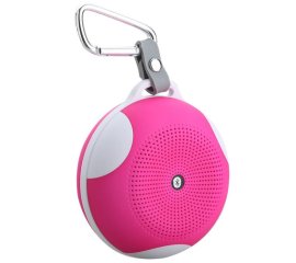 Techly Speaker Portatile Bluetooth Wireless Sport MicroSD Rosa (ICASBL03)