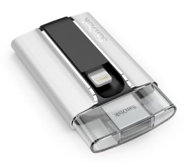 SanDisk iXpand unità flash USB 32 GB USB Type-A / Lightning 2.0 Nero, Argento