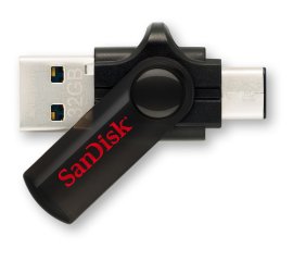SanDisk Dual unità flash USB 32 GB USB Type-A / USB Type-C 3.2 Gen 1 (3.1 Gen 1) Nero
