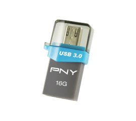 PNY OTG Duo-Link OU3 16GB unità flash USB USB Type-A / Micro-USB 3.2 Gen 1 (3.1 Gen 1) Nero