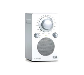 Tivoli Audio iPAL Portatile Analogico Argento, Bianco