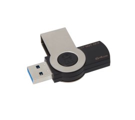 Kingston Technology DataTraveler 101 G3 unità flash USB 64 GB USB tipo A 3.2 Gen 1 (3.1 Gen 1) Nero, Metallico