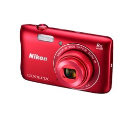 Nikon COOLPIX S3700 1/2.3" Fotocamera compatta 20,1 MP CCD 5152 x 3864 Pixel Rosso