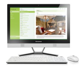 Lenovo IdeaCentre C50-30 Intel® Core™ i5 i5-5200U 58,4 cm (23") 1920 x 1080 Pixel PC All-in-one 4 GB DDR3L-SDRAM 500 GB HDD NVIDIA® GeForce® 820A Windows 8.1 Bianco