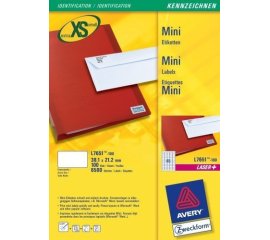 Avery L7651-100 etichetta per stampante Bianco