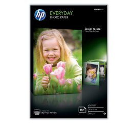 HP Confezione da 100 fogli carta fotografica lucida Everyday 10 x 15 cm