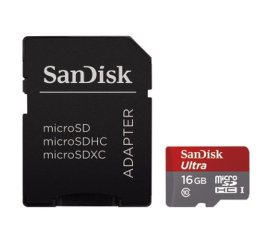SanDisk 16GB microSDHC Ultra UHS-I Classe 10