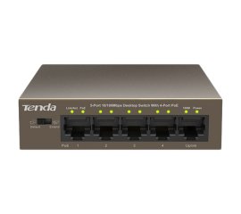 Tenda TEF1105P switch di rete Gestito Fast Ethernet (10/100) Supporto Power over Ethernet (PoE) Marrone
