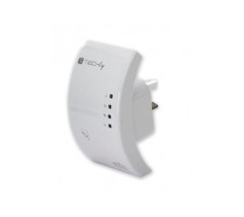Techly Ripetitore Wireless 300N (Range Extender) con WPS, spina UK (I-WL-REPEATER/UK)