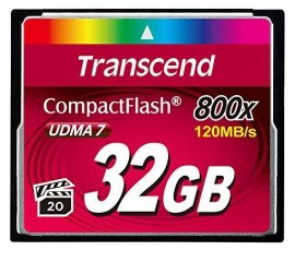 Transcend TS32GCF800 memoria flash 32 GB CompactFlash MLC