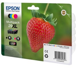 Epson Strawberry 29XL CMYK cartuccia d'inchiostro 1 pz Originale Resa elevata (XL) Nero, Ciano, Magenta, Giallo